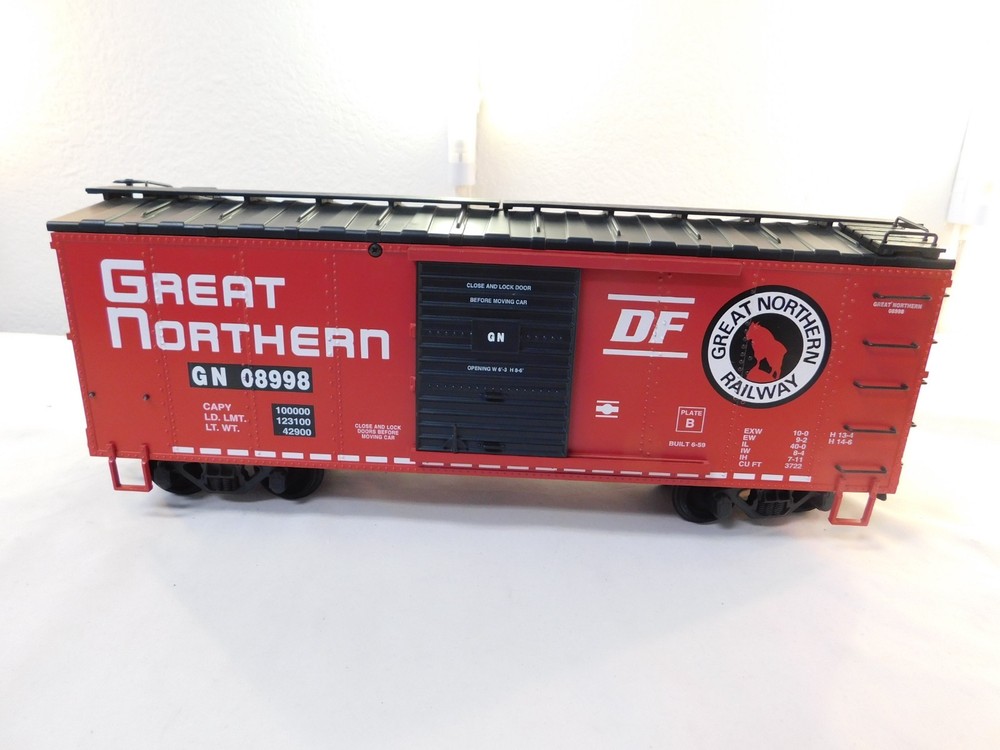 USA Trains R19056B G Scale Steel Box Car Great Northern #08996