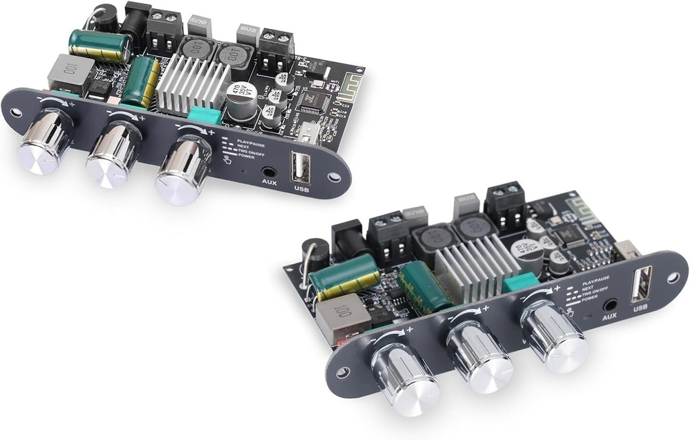 2PCS ZK-1001U Mono Amplifier Board Bluetooth 5.3 with TWS, 100W Power Output,...