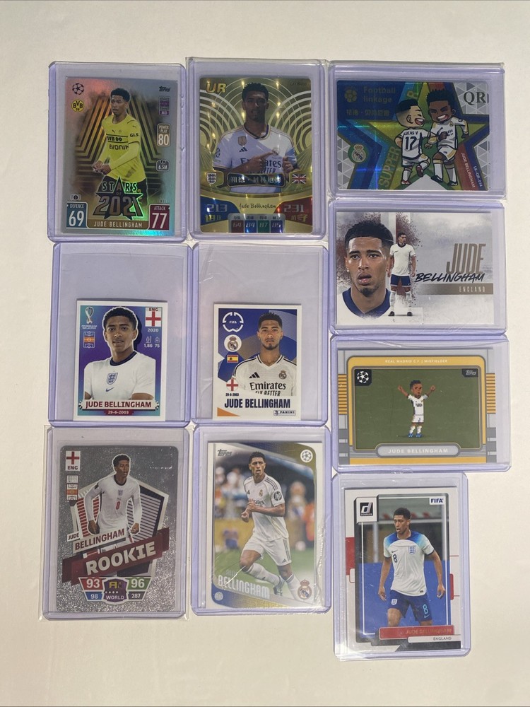 Jude Bellingham 10 card Lot England Real Madrid RC World Cup