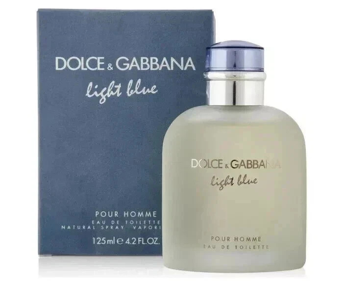 Light Blue by Dolce & Gabbana for Men Eau de Toilette Spray 4.2 oz