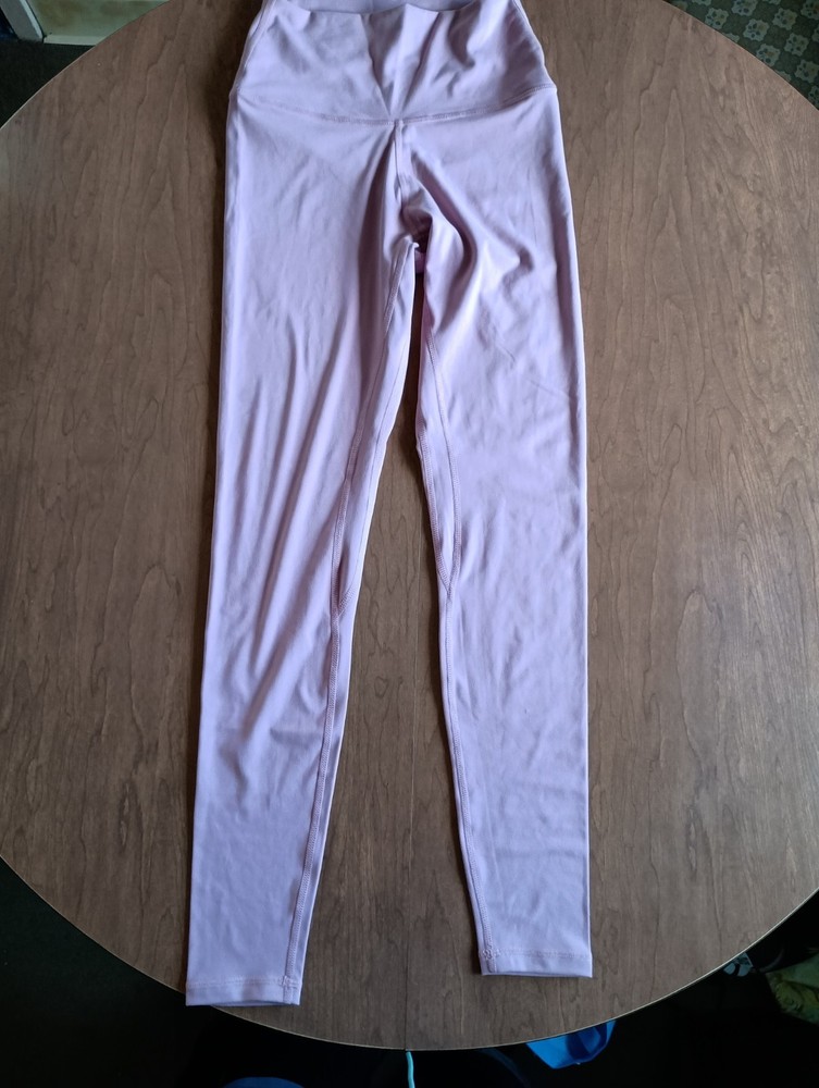 Colorfulkoala Women's Pink High Waist Activewear Yoga Leggings Size Small