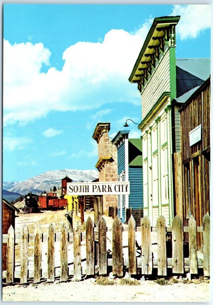 Postcard - South Park City, Fairplay, Colorado