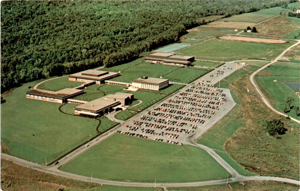 Herkimer County Community College, Herkimer, New York, Jet Photo Postcard