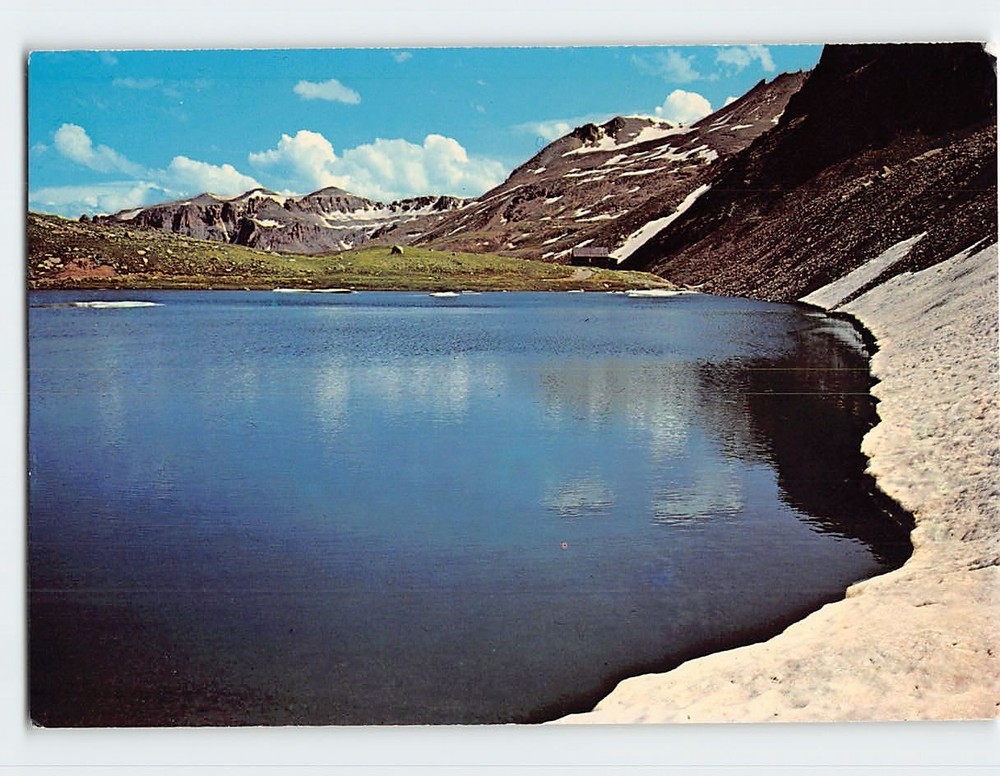 Postcard Knights Lake and Head of Yankee Boy Basin San Juan Range Colorado USA