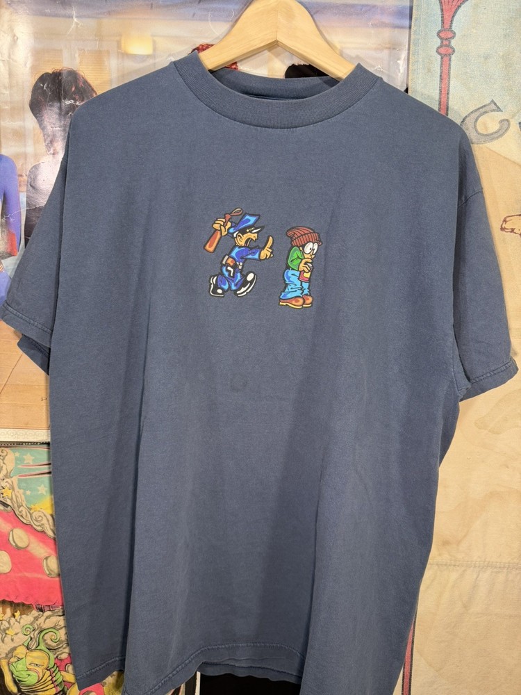 Vintage 90s Breakdown Graphic T-Shirt Size XL graffiti skater skate tee