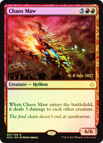 Pre-Release Promos - Chaos Maw - Foil - Prerelease Promo