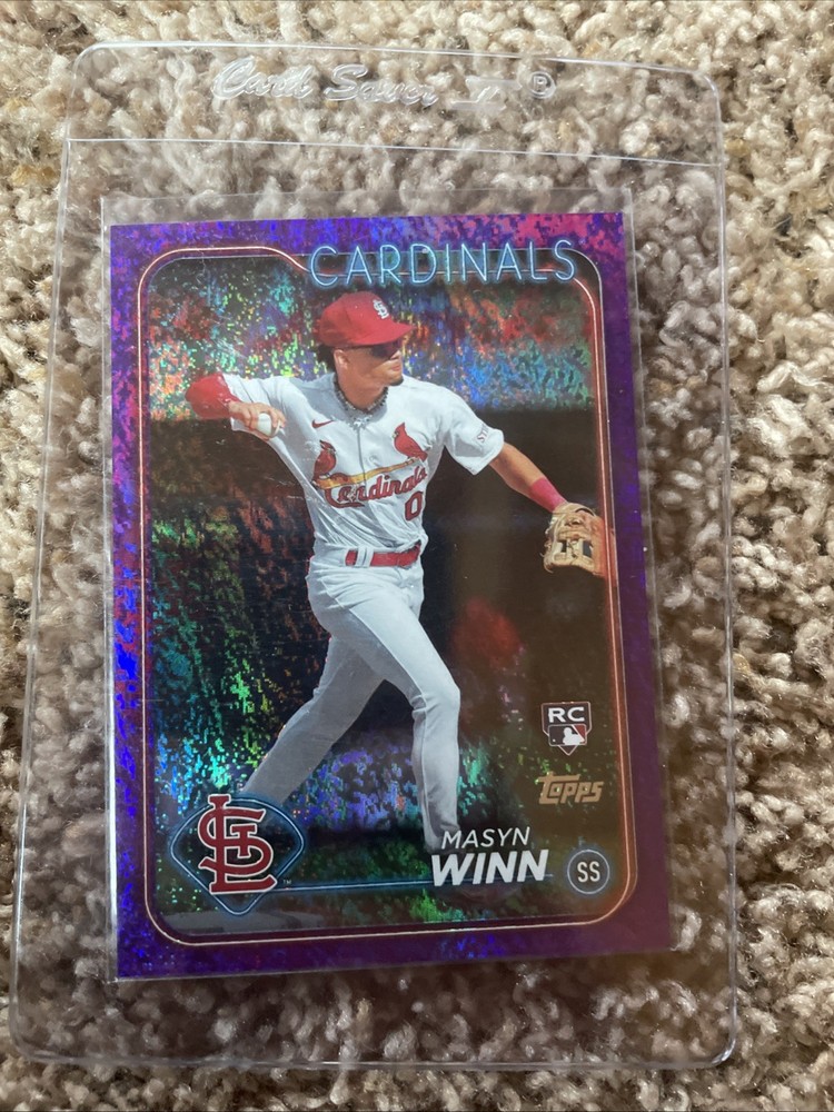 2024 Topps Series 2 Masyn Winn #480 Purple Refractor RC /799 🔥 OPENING DAY