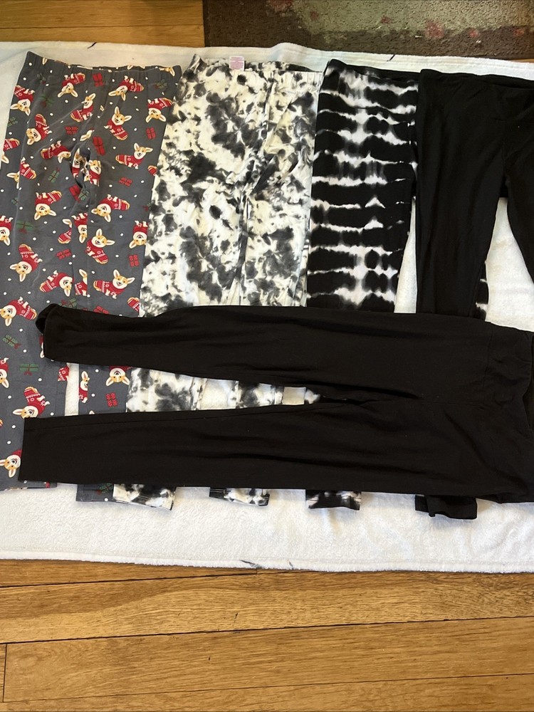 5 Lot Leggings Juniors Size Small