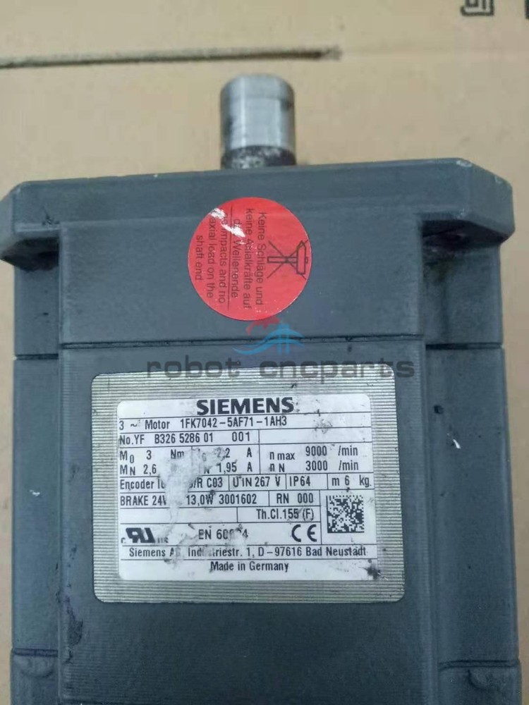 ONE USED SIEMENS Servo Motor 1FK7042-5AF71-1AH3