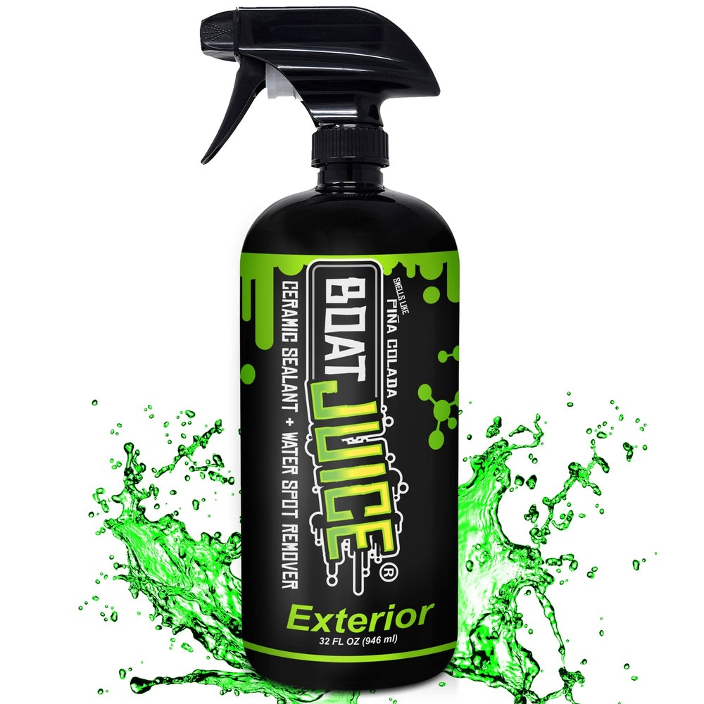 Boat Juice 32 Oz Spray Cleaner with SIO2 Ceramic Sealant for High-Gloss Shine