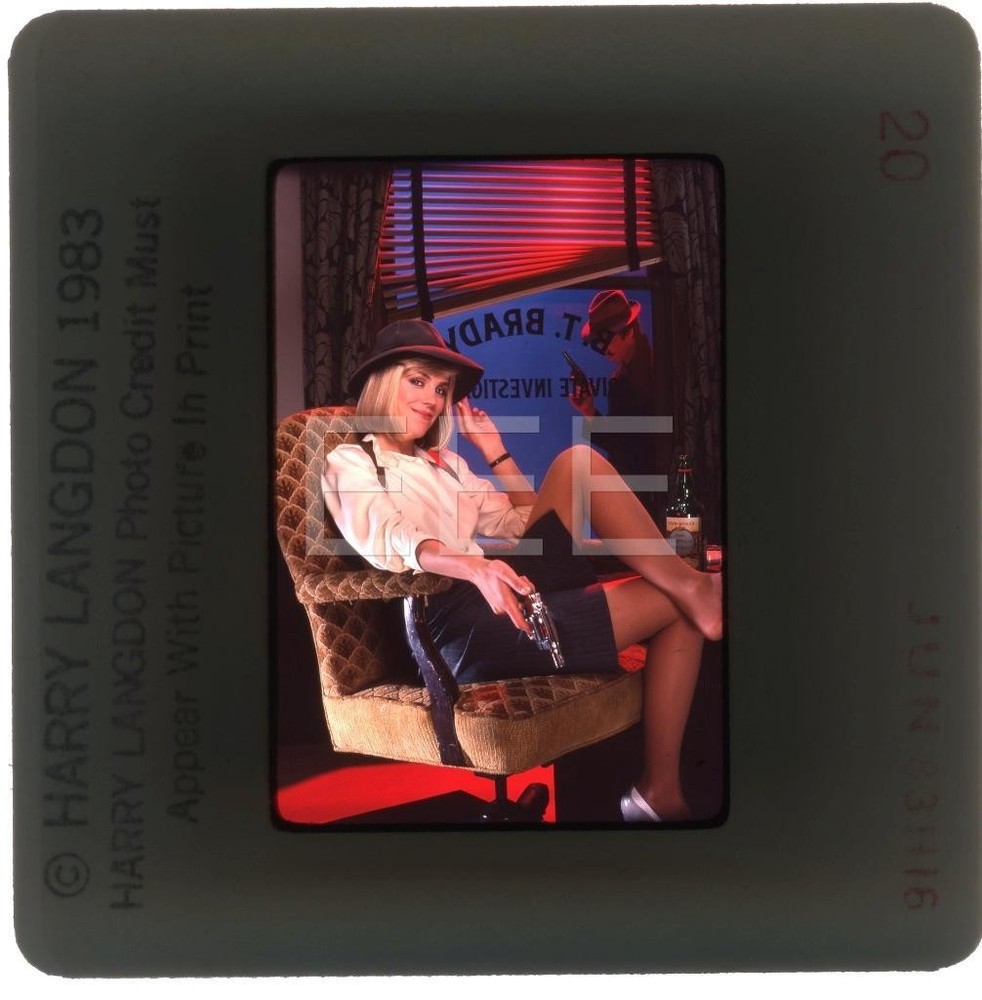 1983 Bess Armstrong This Girl For Hire Harry Langdon Transparency w/rights 304E