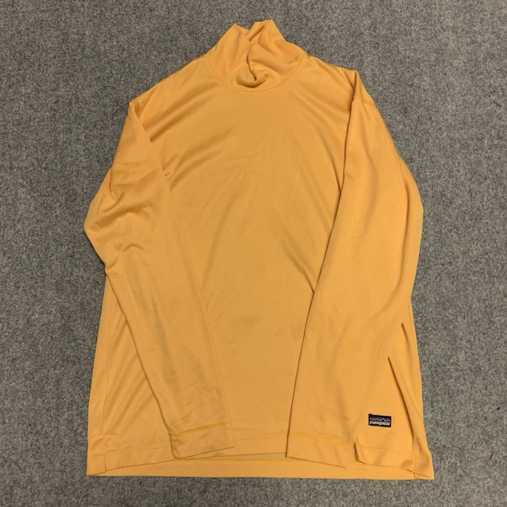 Patagonia Shirt Mens Medium Capilene Base Layer Long Sleeve Mock