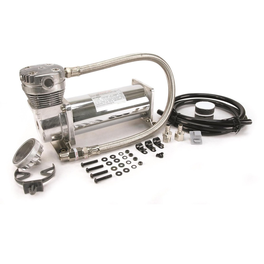 Viair 48043 480C 12V 200 PSI Air Compressor Kit with Steel Braided Hose