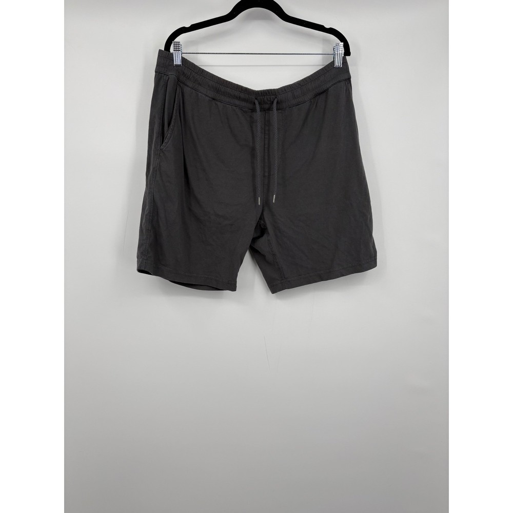 FAHERTY BRAND lined Men's Dark Gray Jersey Drawstring Casual Shorts XL