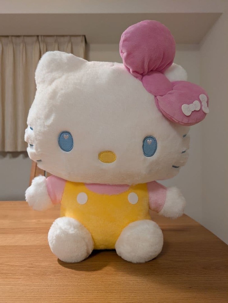 Sanrio Hello Kitty Pinky Ribbon Doll Plush 17.7in Official Toy Gift