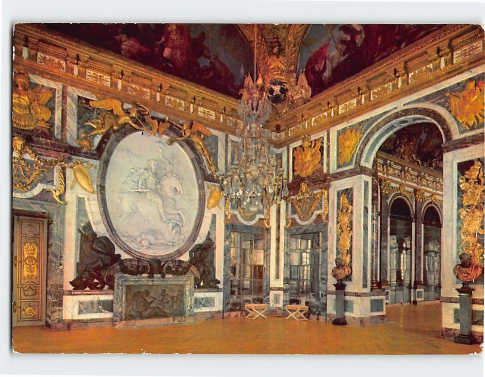 Postcard The room of War Chateau De Versailles France