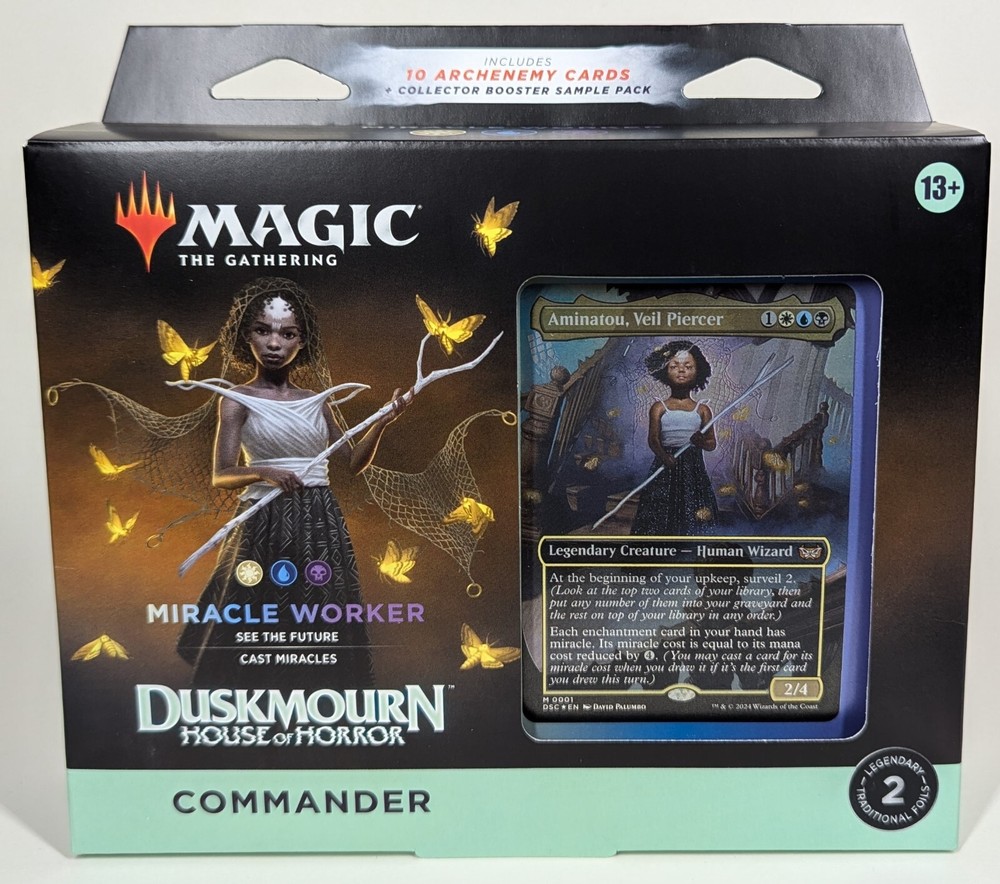 MTG Duskmourn – Miracle Worker Commander Deck | Precon | Magic | DSC