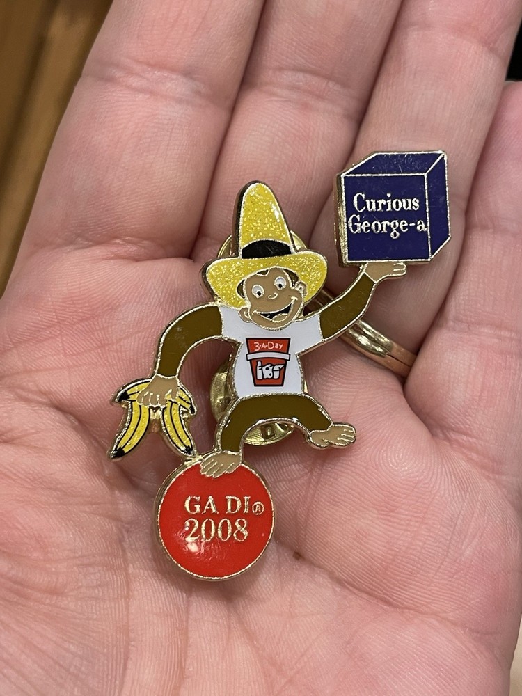 2008 Curious George-A Destination Imagination Global Finals Trading Pin