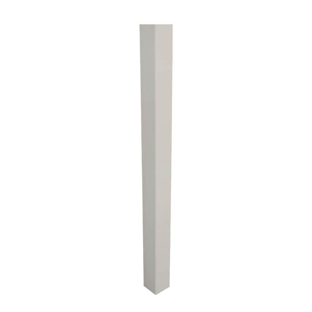 5x5x9 ft Tan Vinyl Fence Blank Post LTPT-BLANK-5X108