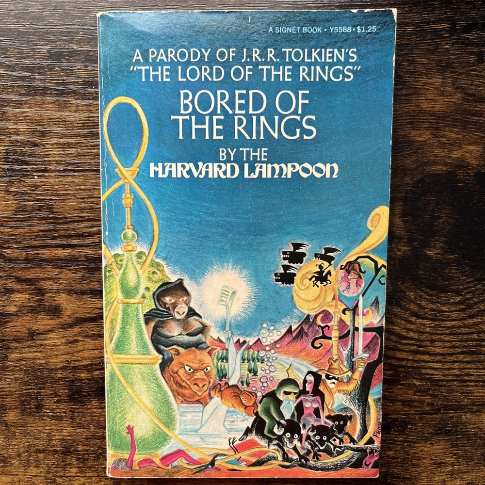 Bored Of The Rings—Harvard Lampoon Tolkien Parody Signet 1969 Vintage Paperback