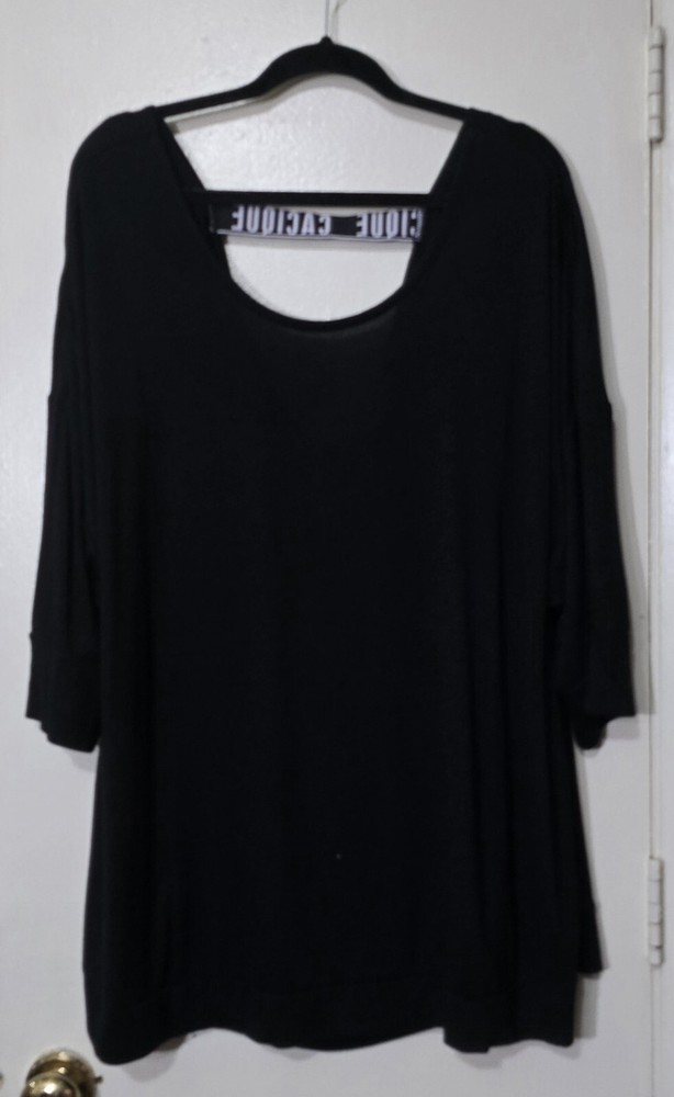 Lane Bryant Black Cacique Sleep Top Size 26/28