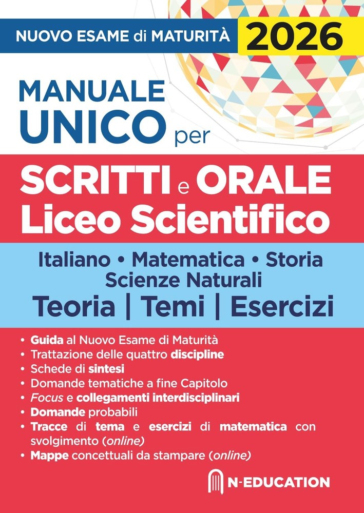 AA. VV. Manuale unico per il nuovo esame di maturità 2026. Per gli s (Paperback)Another great item from Rarewaves USA | Free delivery!
