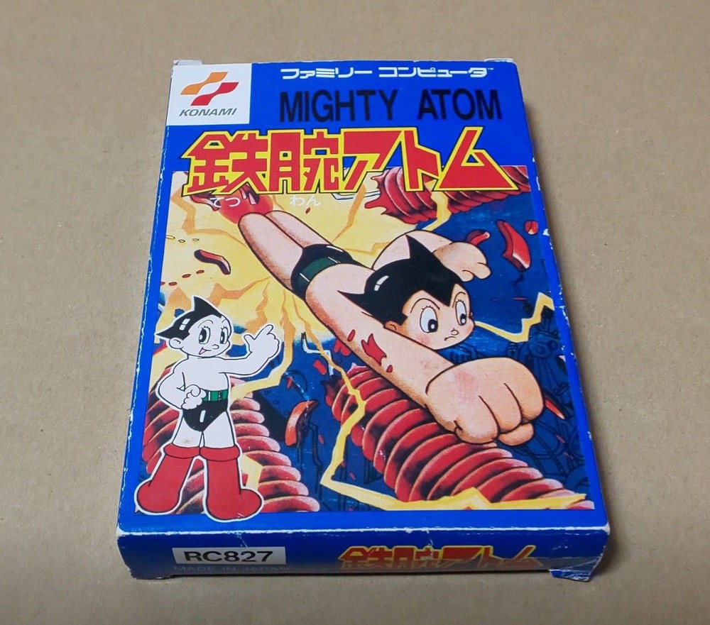 Astro Boy Konami Famicom FC Japan NTSC-J Used Boxed Manual Tested