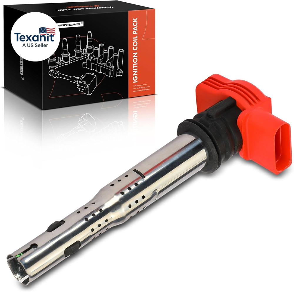 Engine Ignition Coil Pack Compatible with Audi A4 A5 A6 Q7 S4 S5 S6 S8 R8 & Pors