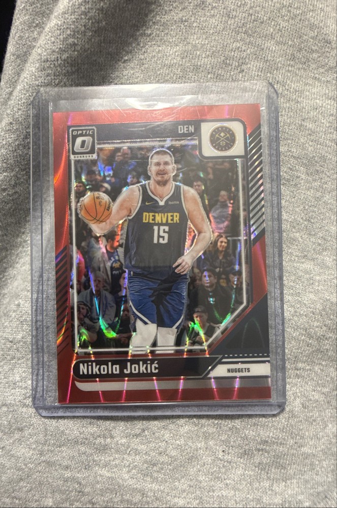 2024-25 Panini Donruss Optic - Nikola Jokić #100 Red Seismic Prizm 148/149