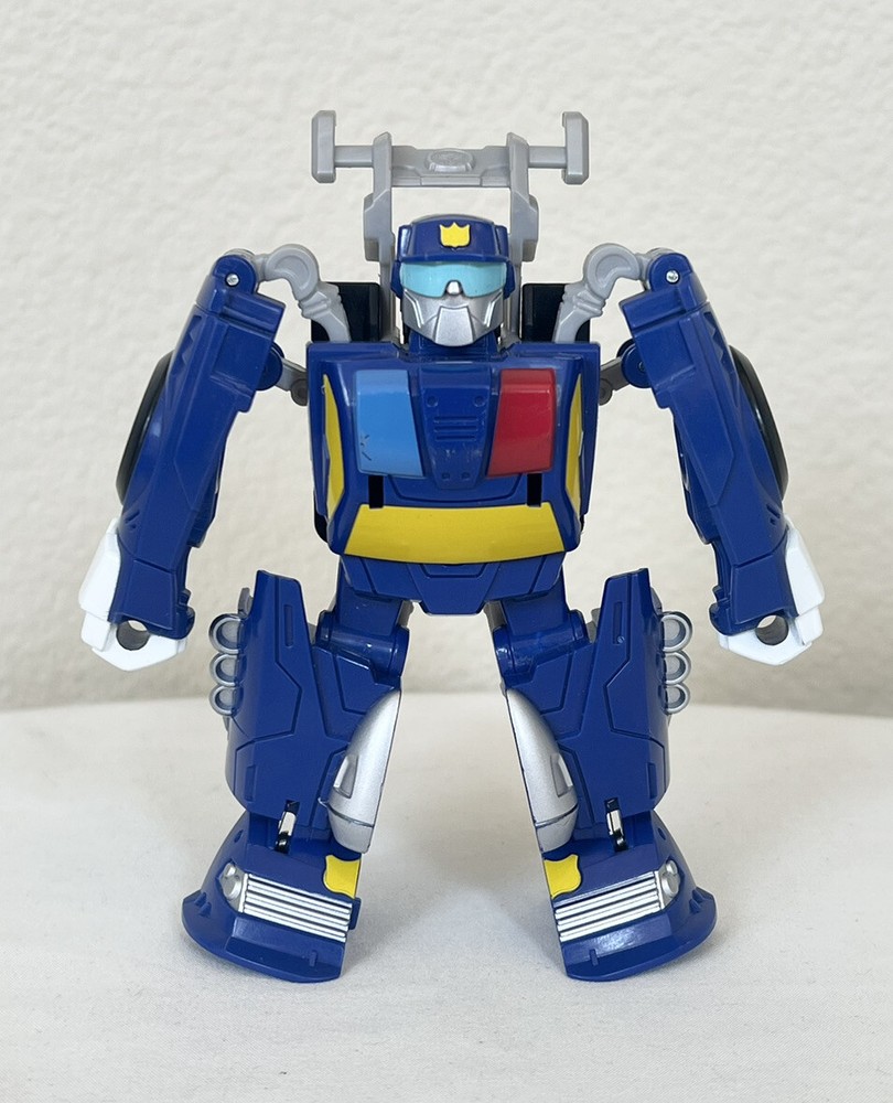 Rescue Bots Academy Chase Police-Bot Transforming Dragster Toy Hasbro 2019-image