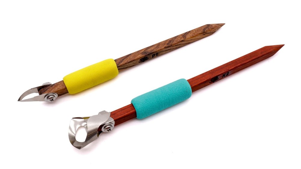 The Original : 2-Pack Pottery Carving Tool Set ‚ P1 & X2, Clay Sculpting, Cer...