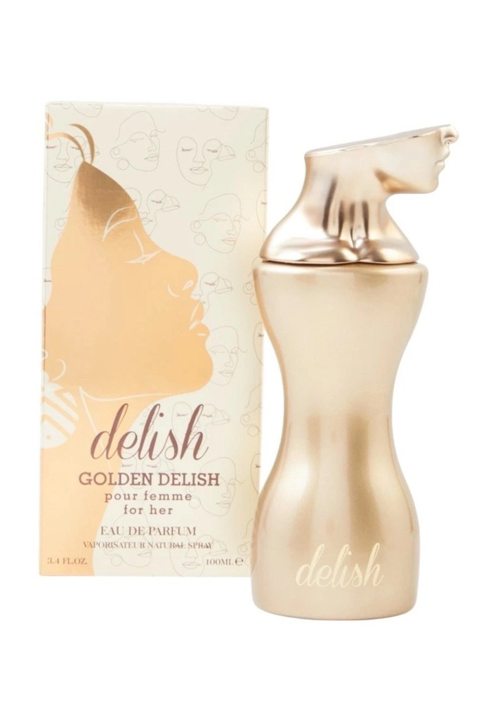 Delish Golden Delish Eau de Parfum Spray 3.4 fl oz Regular Size for Women