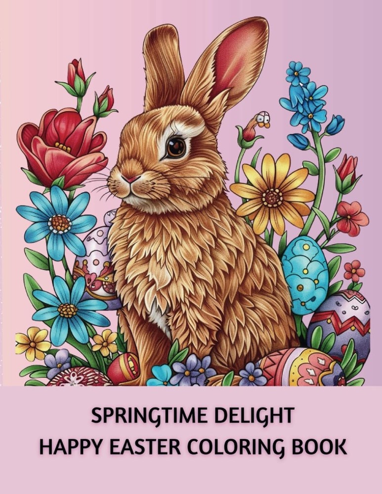 Springtime Delight: Happy Easter Coloring Book
