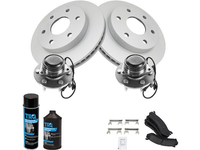 Front Brake Pad Rotor Wheel Hub Kit Compatible with Savana 2500 2003-2005 Models 81RYWS Enhanced Performance