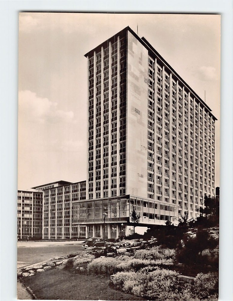 Postcard Office building of the Senator Building and Housing Berlin Germany