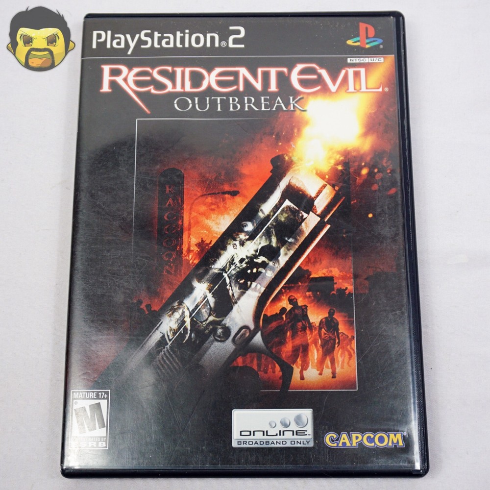 Resident Evil Outbreak PS2 CIB (Sony PlayStation 2, 2007) Black Label Complete