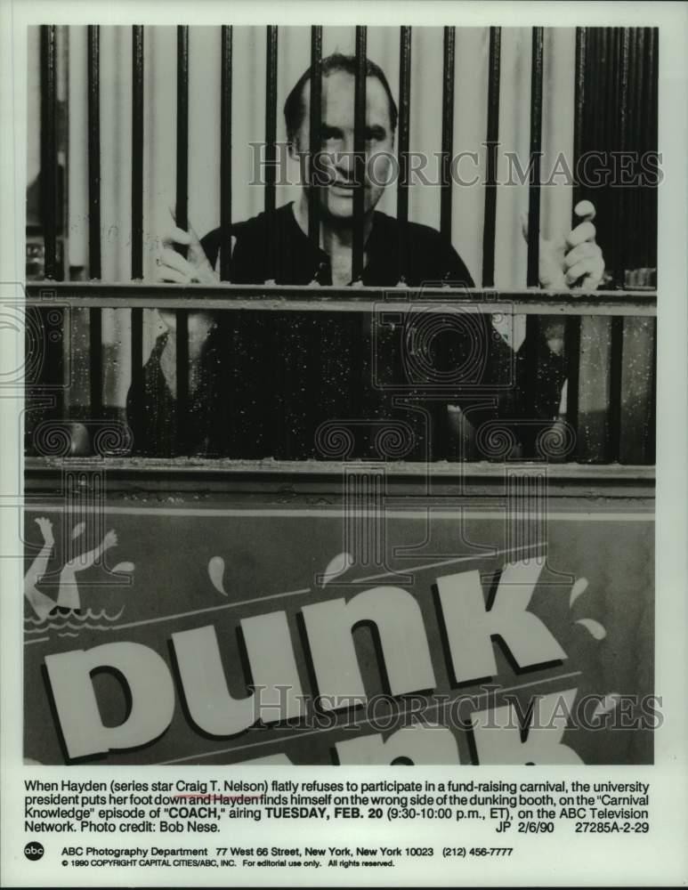 1990 Press Photo Craig T. Nelson in a scene from Coach, on ABC Television.
