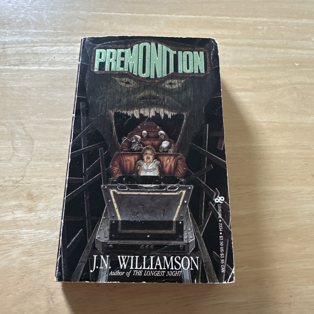 Premonition  (Pb) Horror - 1989 Leisure Book -  J.n. Williamson
