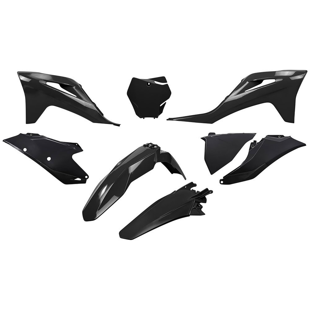 UFO Plastic Kit Set Complete Black Gas Gas EX MC 250 250F 300 350F 450F 21-23
