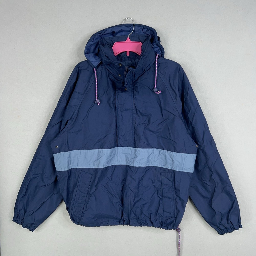 Vintage Eddie Bauer Jacket Mens Large Gore Tex Hooded Windbreaker Outdoors 90s