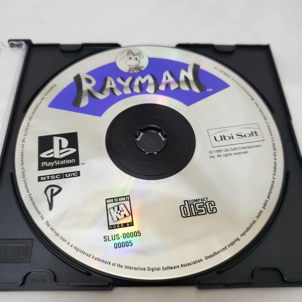 Rayman Sony PlayStation PS1 Video Game  1995 Disc Only