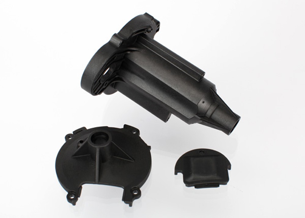 Traxxas 6991 - Rear Gearbox Housing & Pinion Access Cover Set, Funny Car