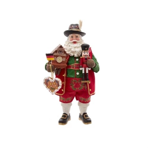 Kurt Adler Fabriché Collection, Wind-Up Musical German Santa, 11