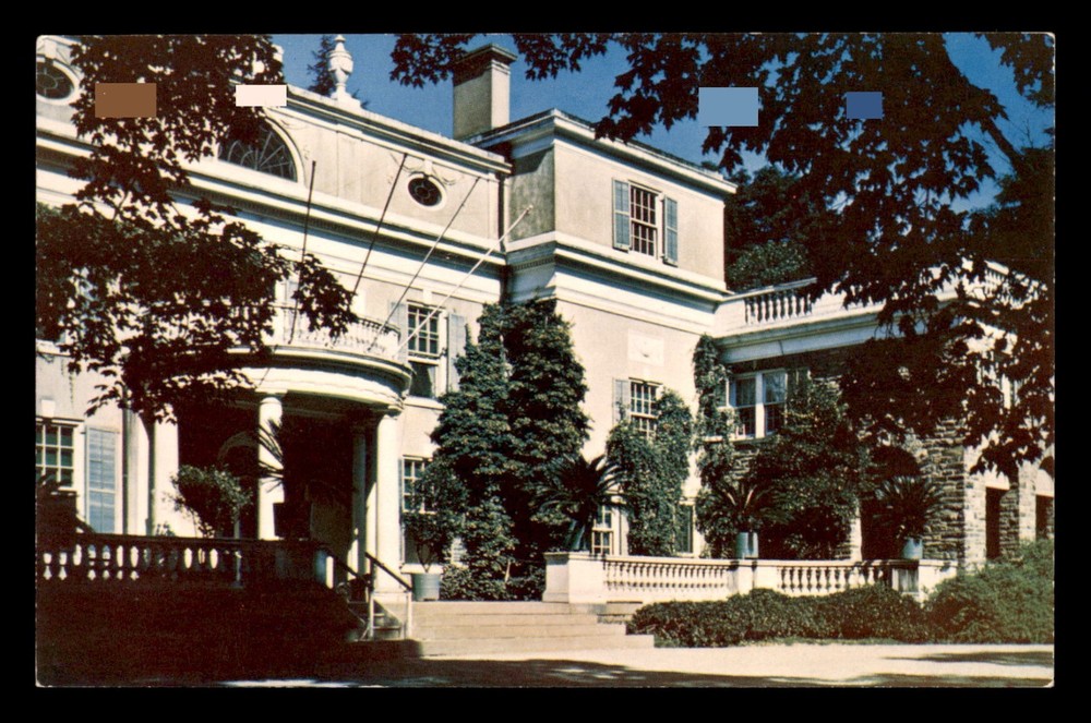 The Home Of Franklin D Roosevelt Hyde Park Historic Site New York NY Postcard