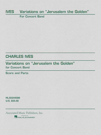 Variations on Jerusalem the Golden G. Schirmer Band/Orchestra Score & Parts