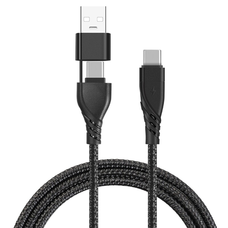 Universal USB A/C to Type C Fast Charger Cable PD65W for All Devices
