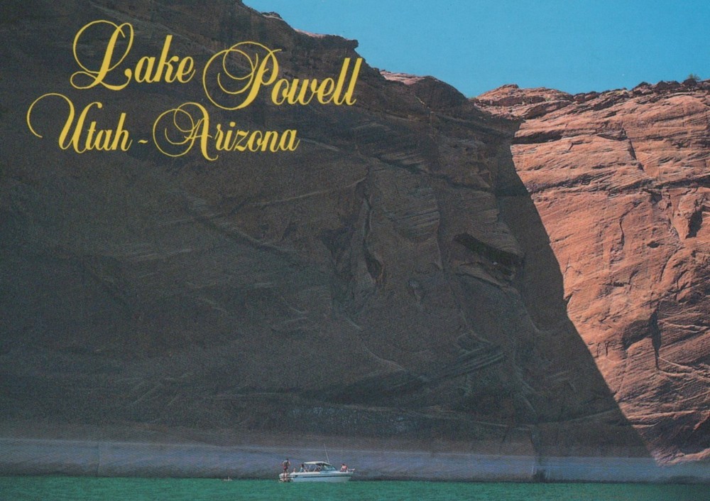 Lake Powel Utah Arizona 4x6 Postcard