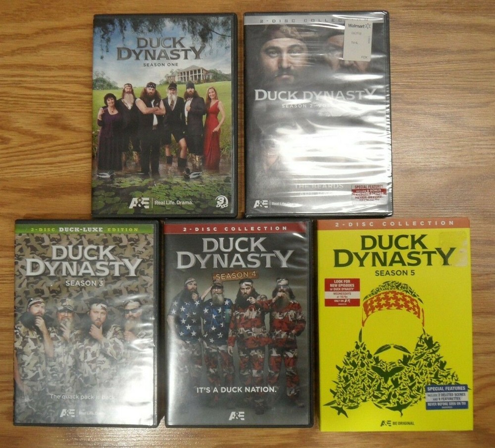 Duck Dynasty Seasons 1,2,3,4,5 DVDs (Seasons 1-5)