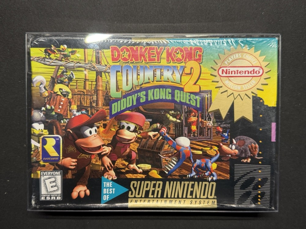 SEALED Donkey Kong Country 2: Diddy's Kong Quest SNES