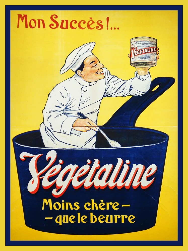 12491.Decoration Poster.Home wall art design.French Vegetaline.Chef kitchen